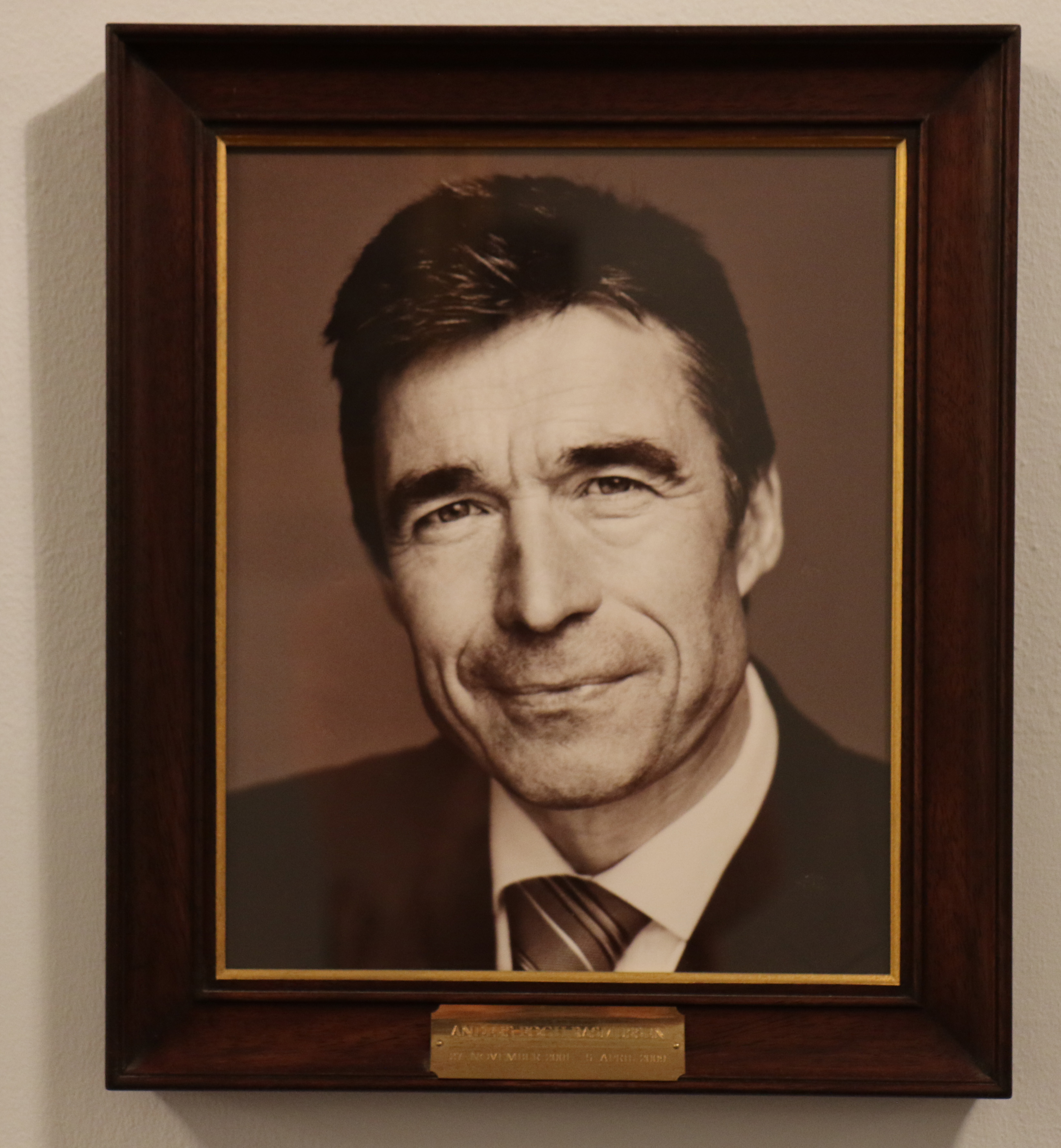 Portræt af Anders Fogh Rasmussen