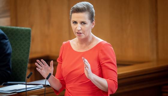 Statsminister Mette Frederiksen holder åbningstale