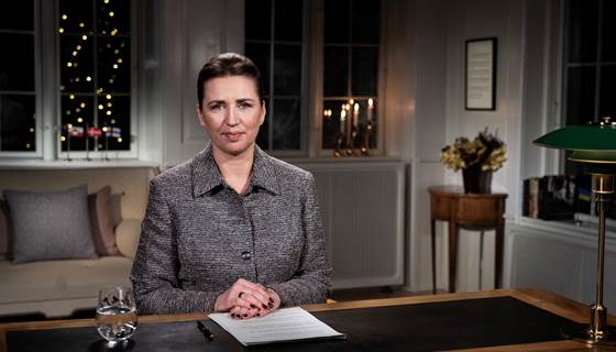 Statsminister Mette Frederiksen inden nytårstalen