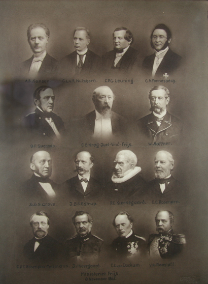 Ministrene i regeringen Krag-Juel-Vind-Frijs