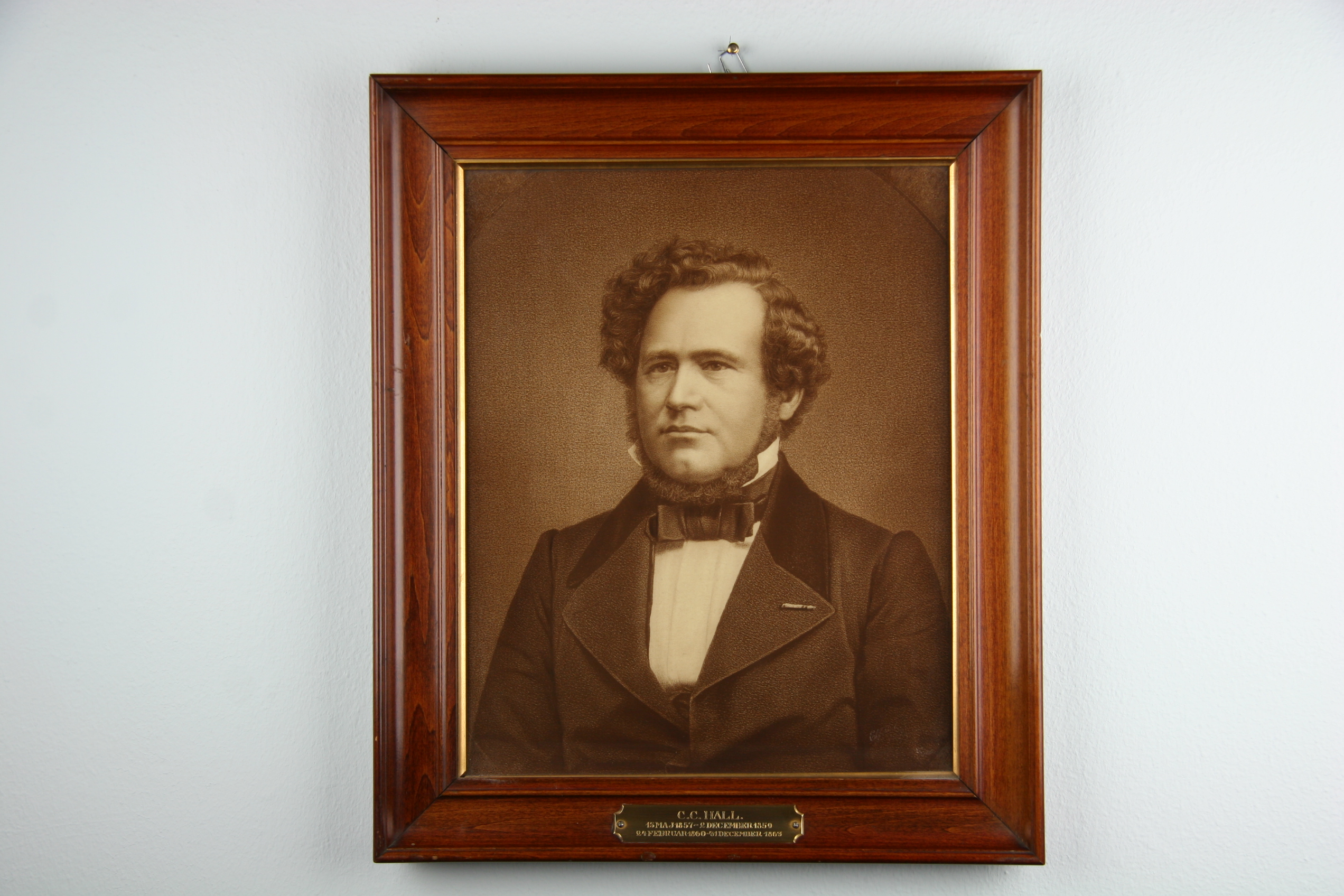 Portræt af C.C. Hall