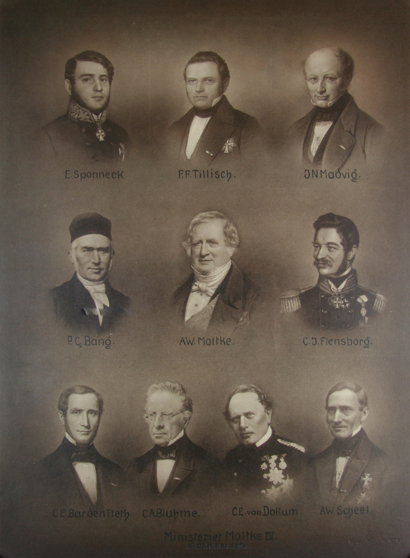 Ministrene i regeringen Moltke 4