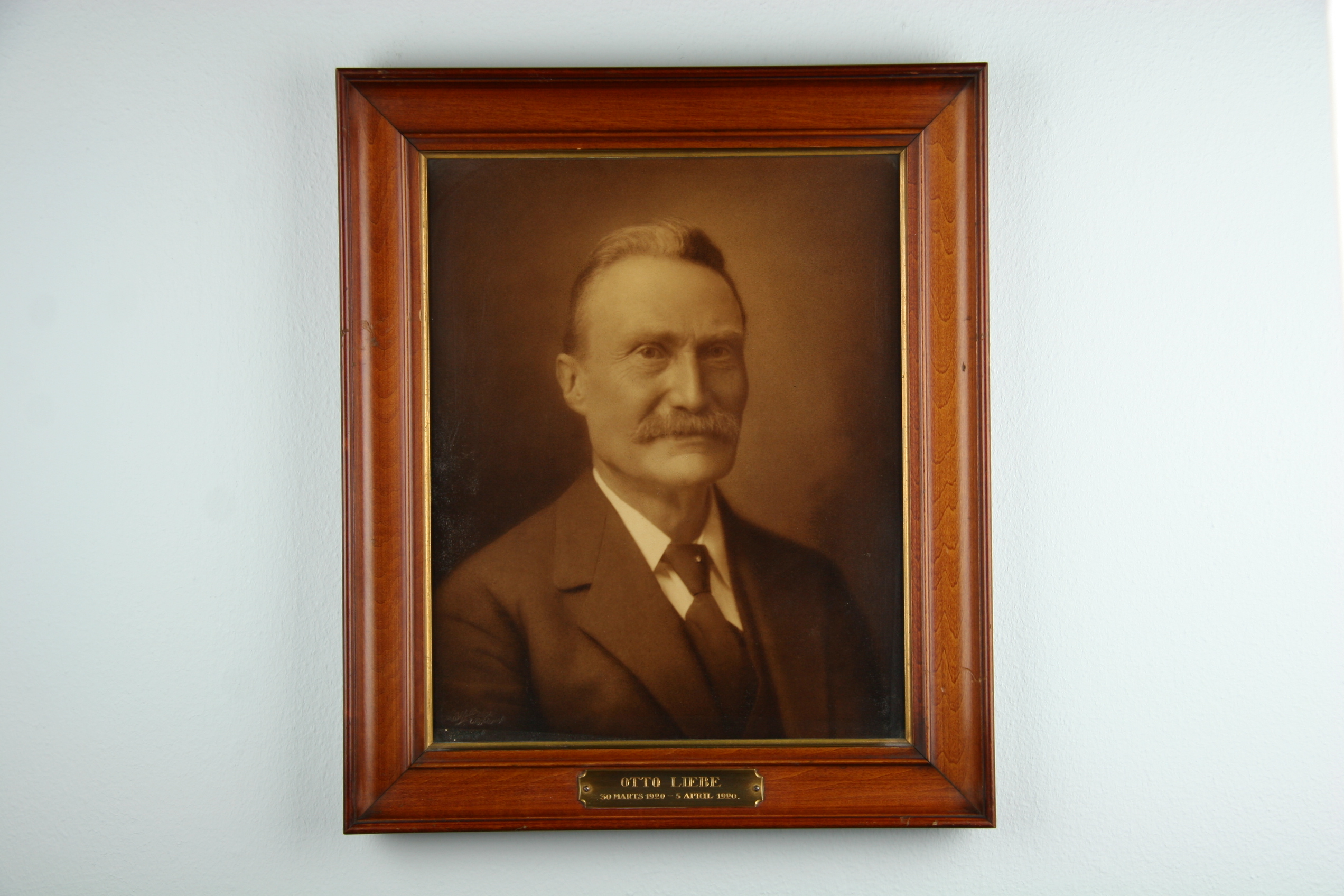 Portræt af Otto Liebe