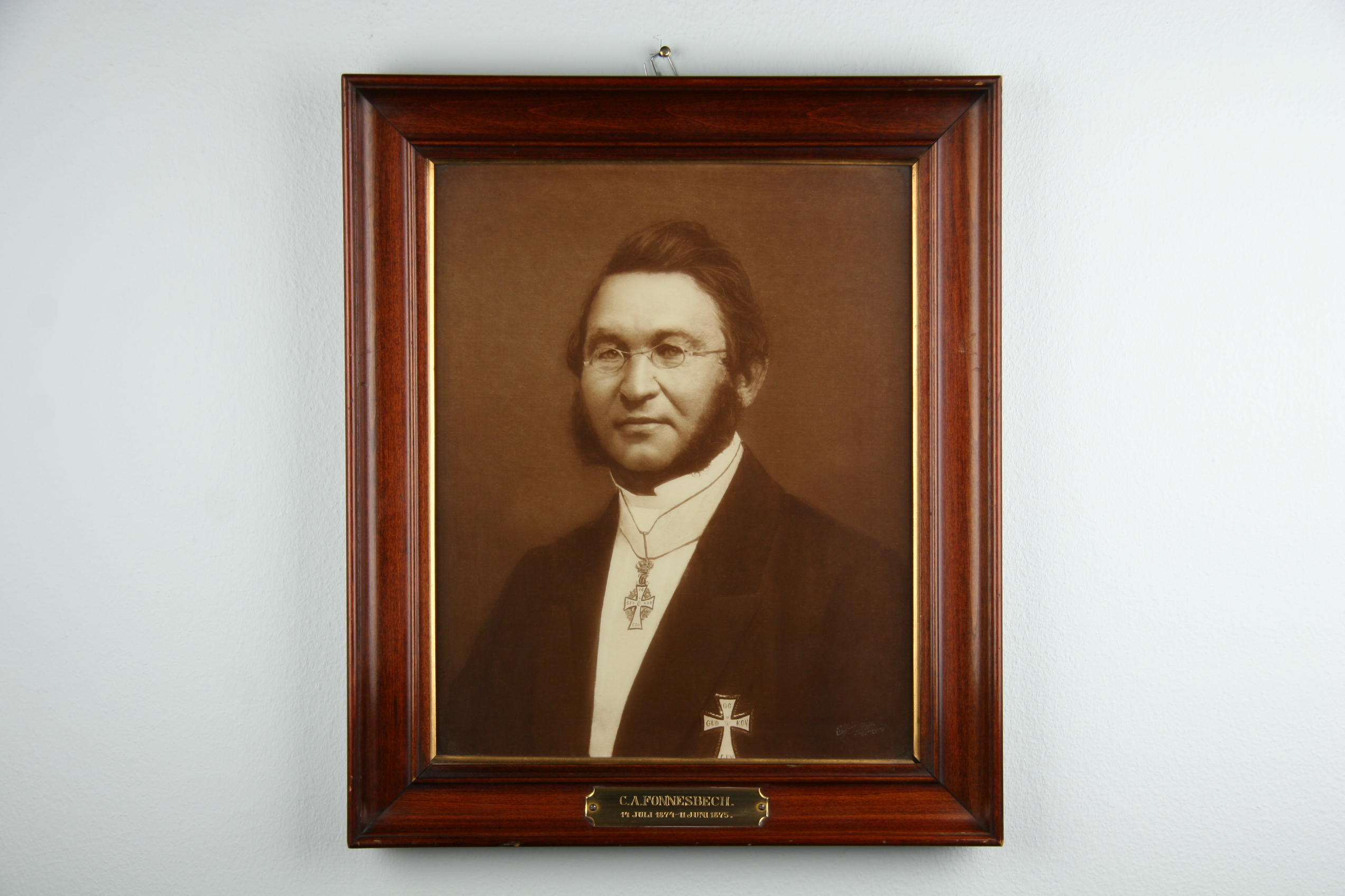 Portræt af C.A. Fønnesbech