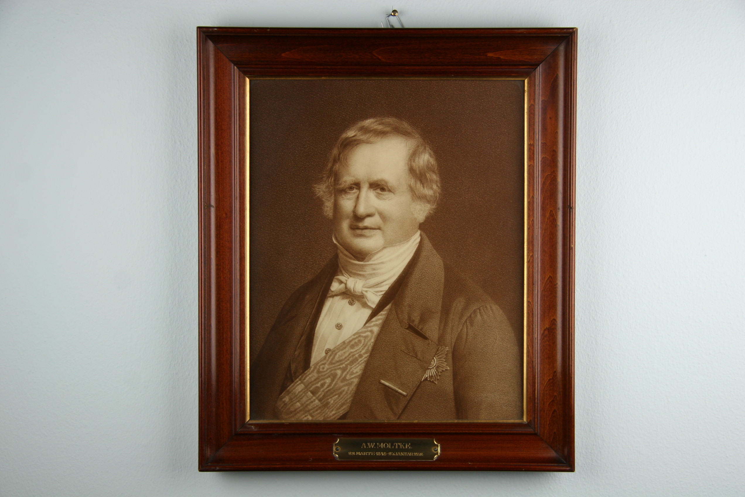 Portræt af A.W. Moltke