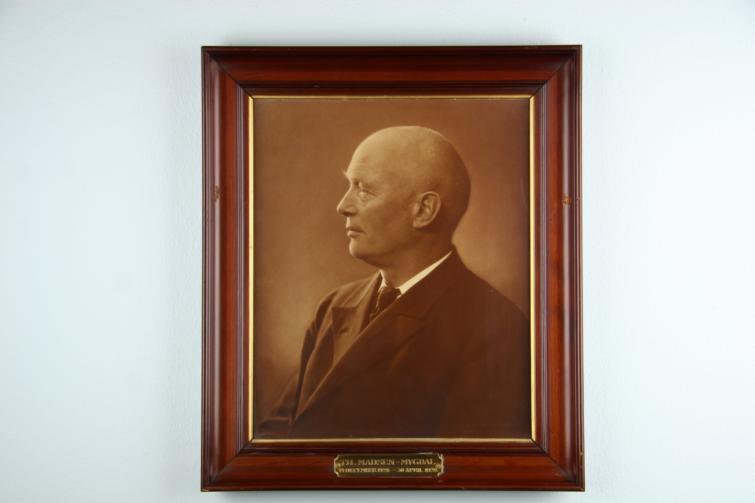 Portræt af Thomas Madsen-Mygdal