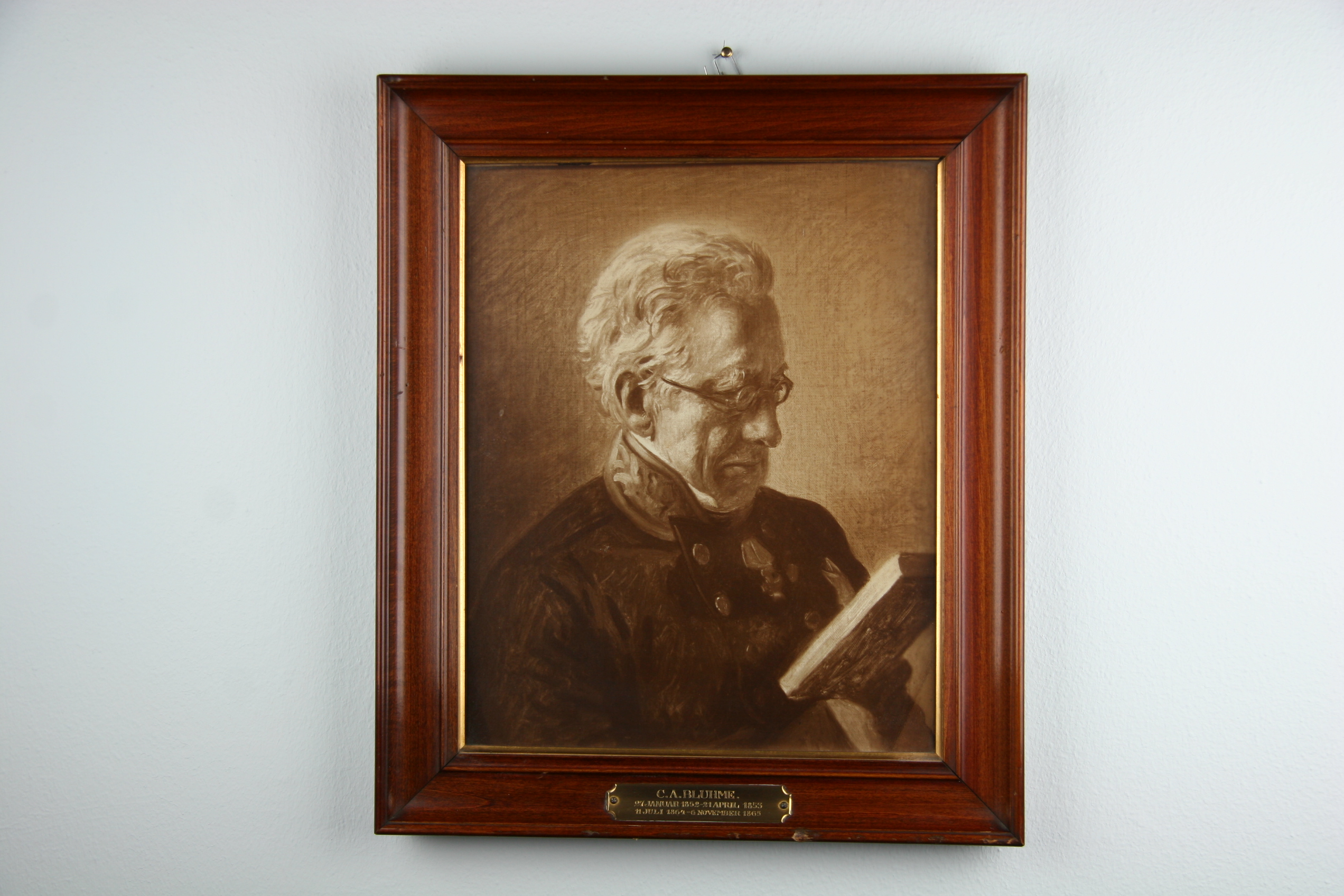 Portræt af Christian Albrecht Bluhme