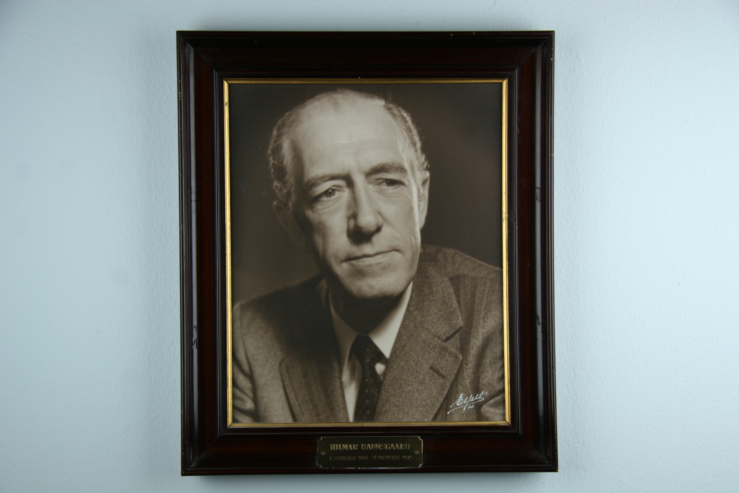 Portræt af Hilmar Baundsgaard