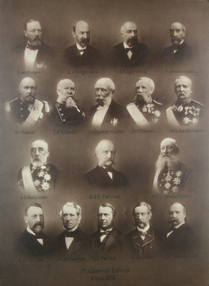 Ministrene i regeringen Estrup