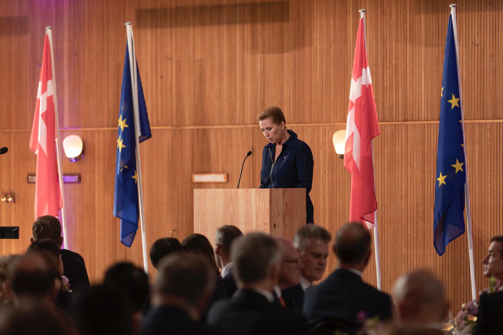 Prime Minister Frederiksen at Aarhus City Hall